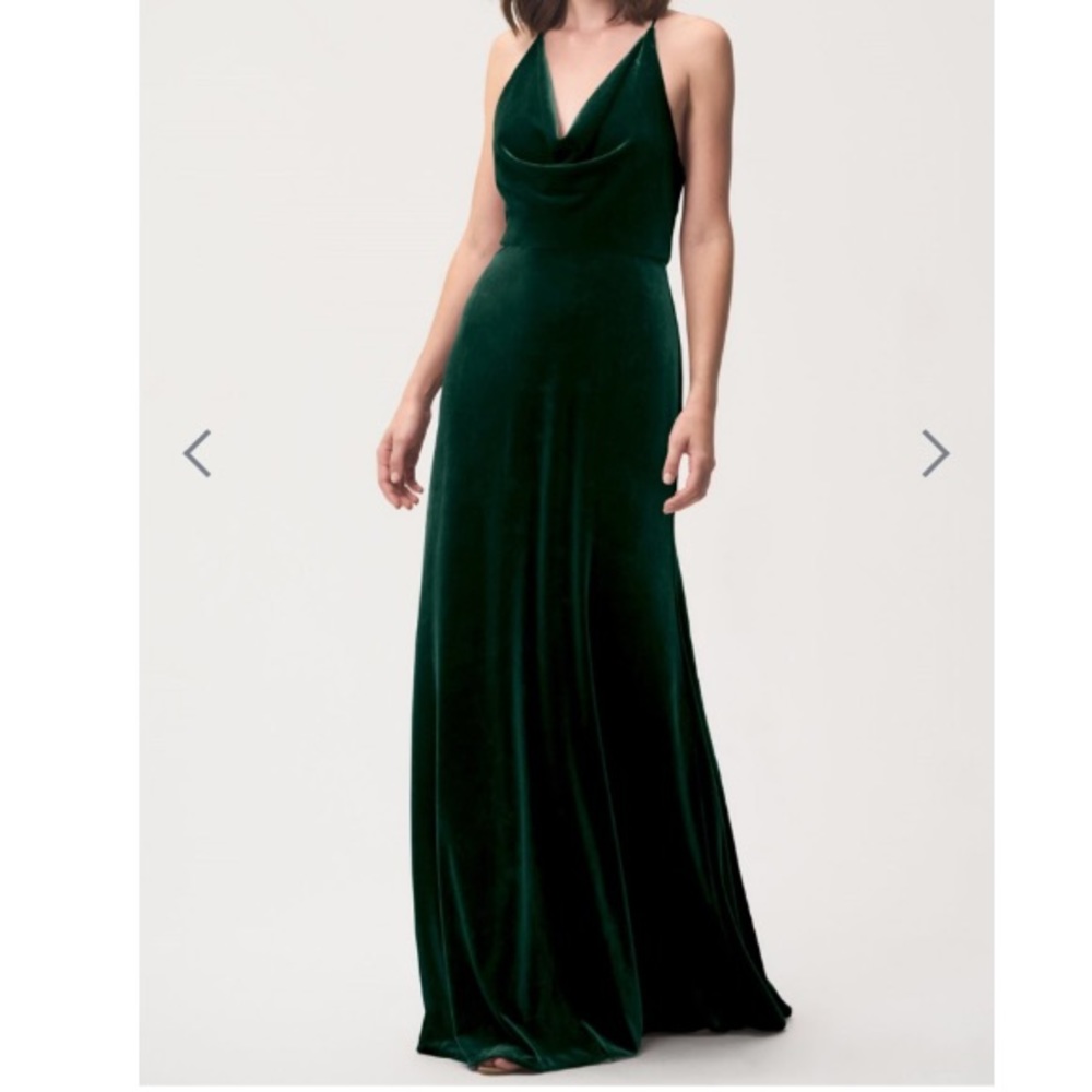 Jenny Yoo velvet Sullivan *altered to hide bra